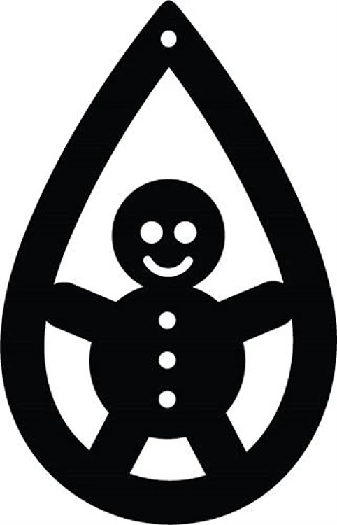 Snowman Earring