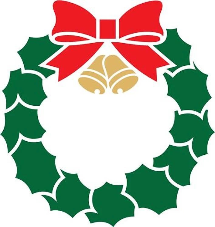 Christmas Monogram Wreath