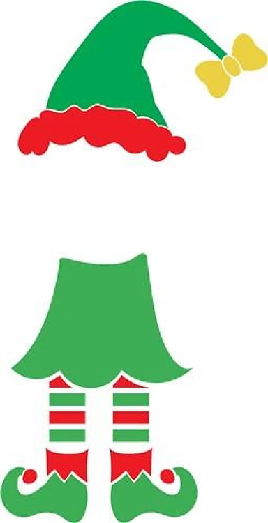 Christmas Monogram Elf