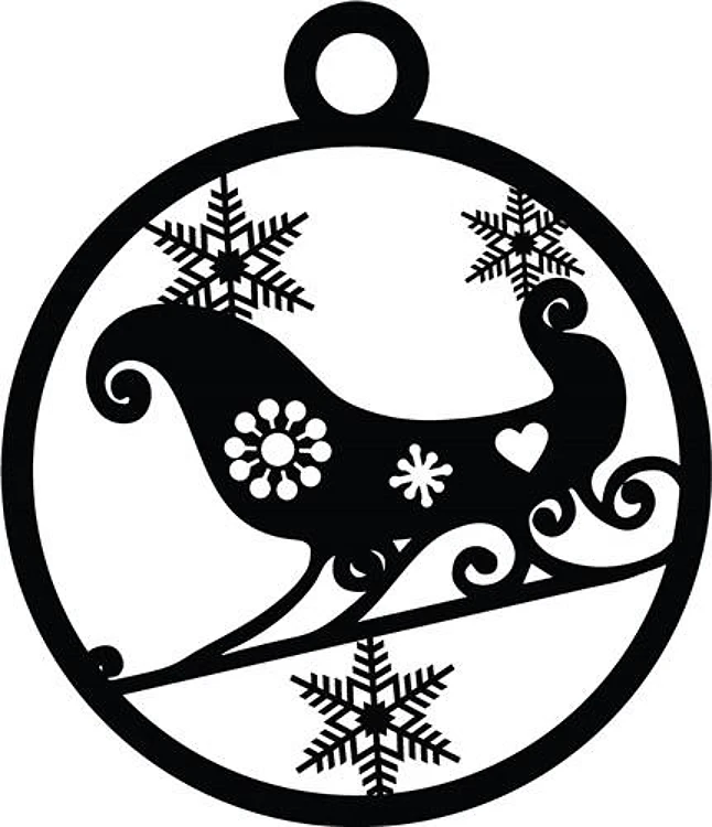 Sleigh Ornament