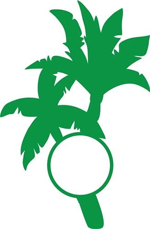 Monogram Palm Tree