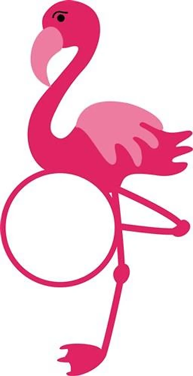 Monogram Flamingo
