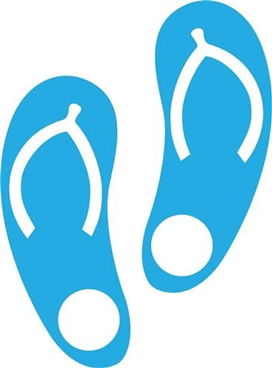 Monogram Flip Flop