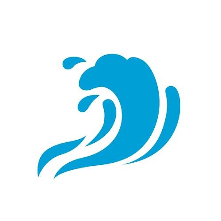 Ocean Wave Silhouette