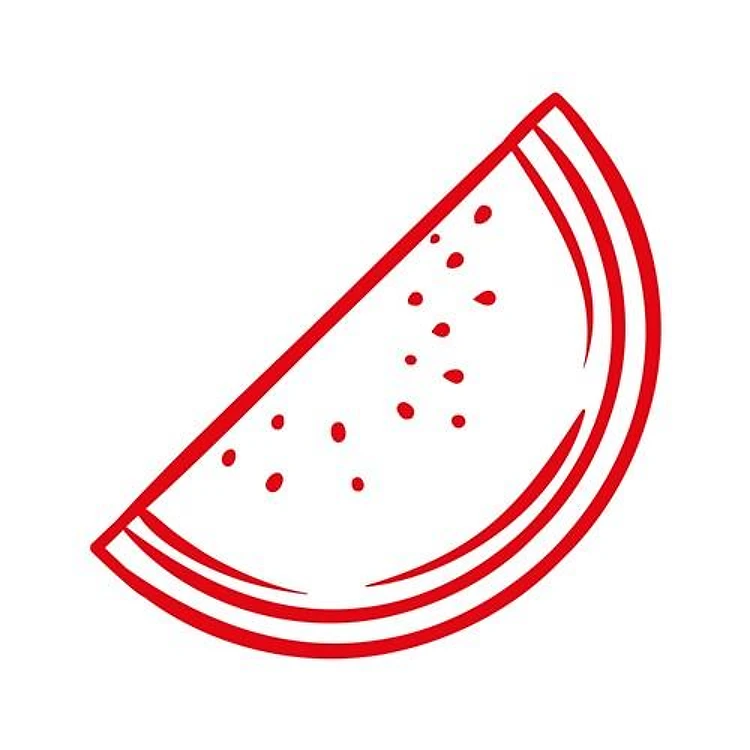 Watermelon Outline