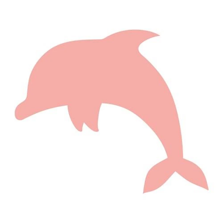 Pink Dolphin Silhouette