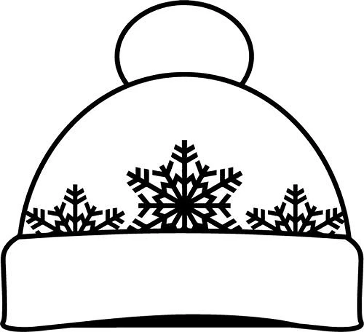 Snowflake Winter Stocking Cap