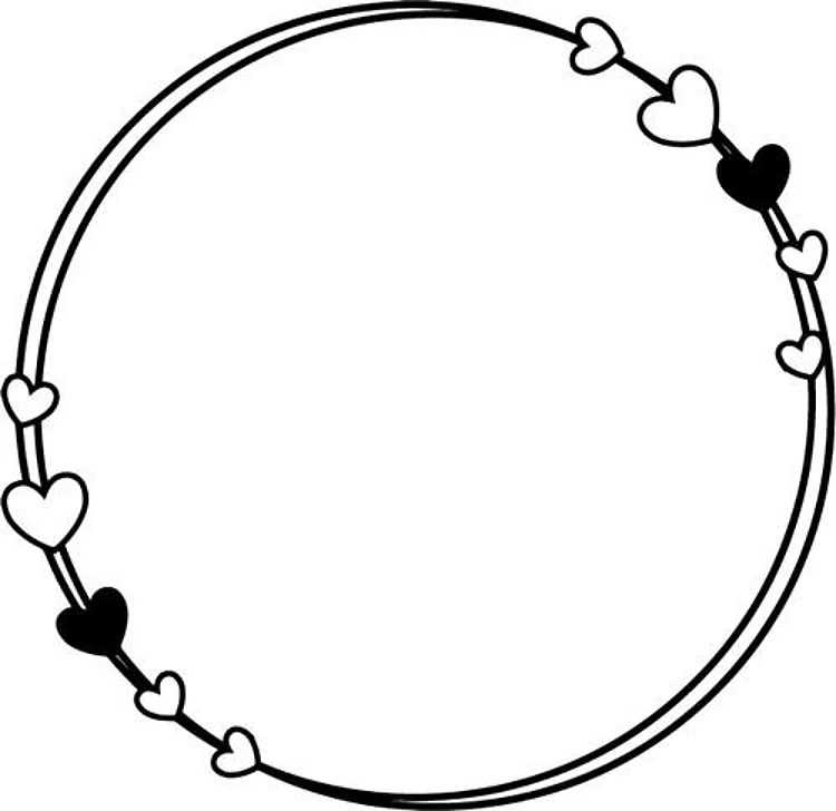 Valentines Day Hearts Wreath