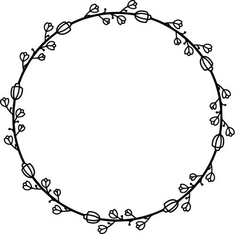 Pretty Small Flowers Wreath