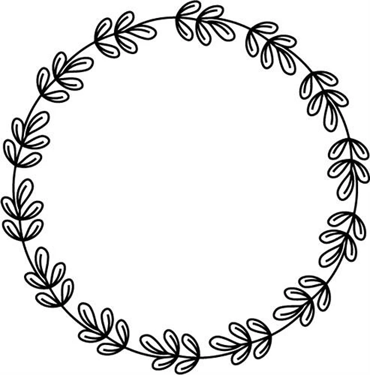 Leafy Circular Plant Wreath