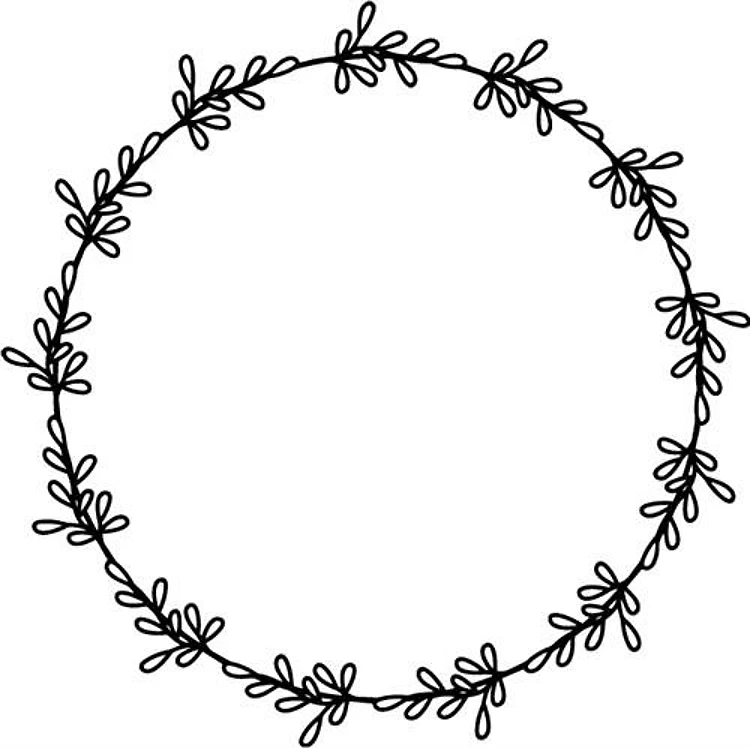 Tiny Leaves Circular Wreath