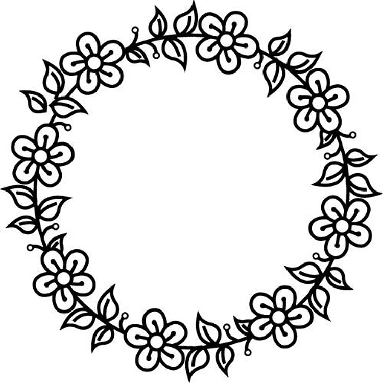 Daisy Outline Frame