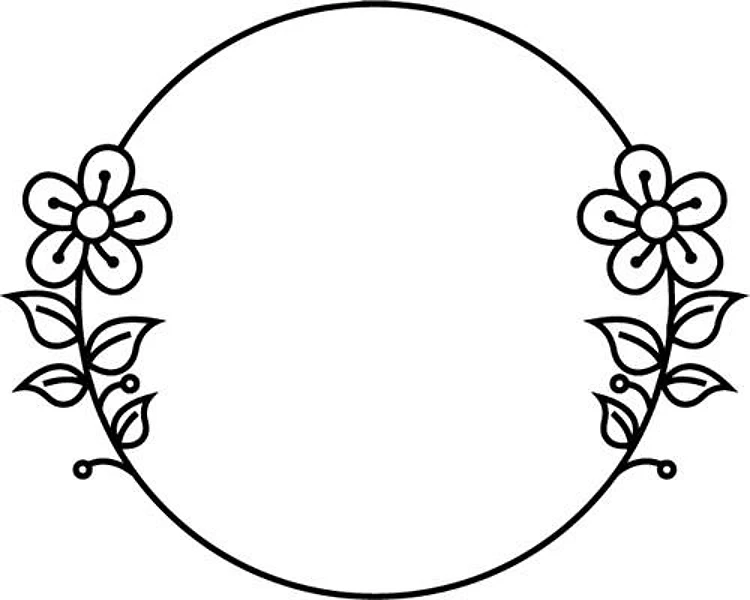 Daisy Circular Frame
