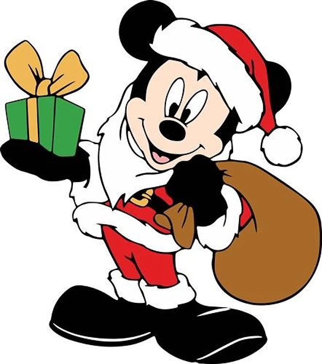 Santa Mickey Mouse