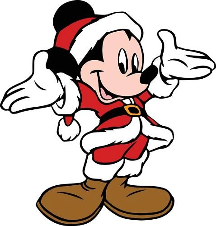 Santa Mickey Mouse
