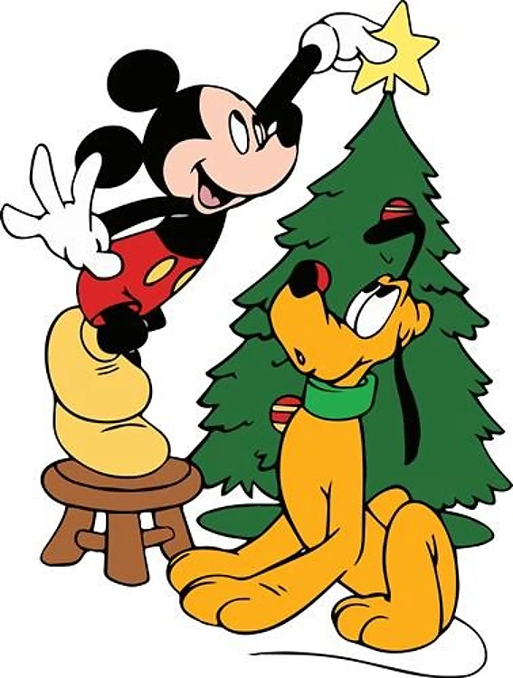 Mickey & Pluto