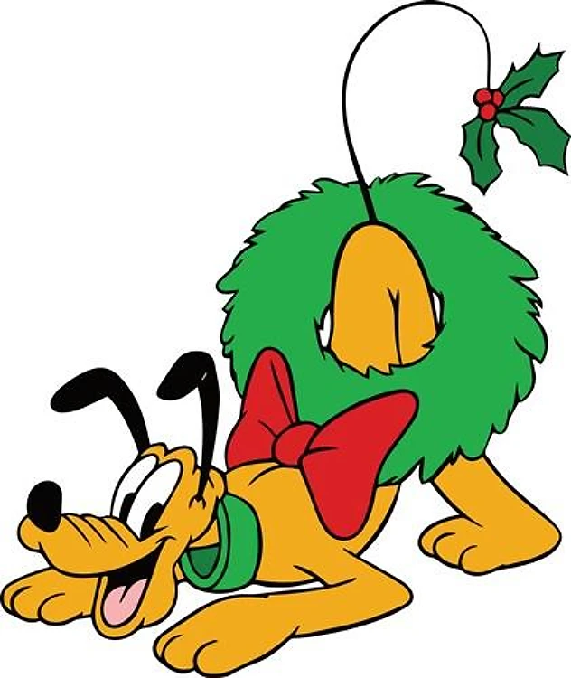 Pluto Christmas Wreath