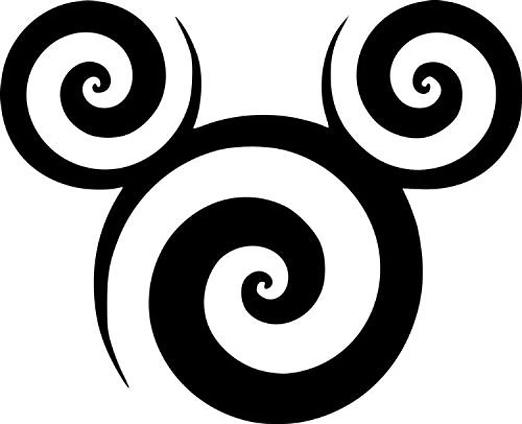Mickey Mouse Swirl