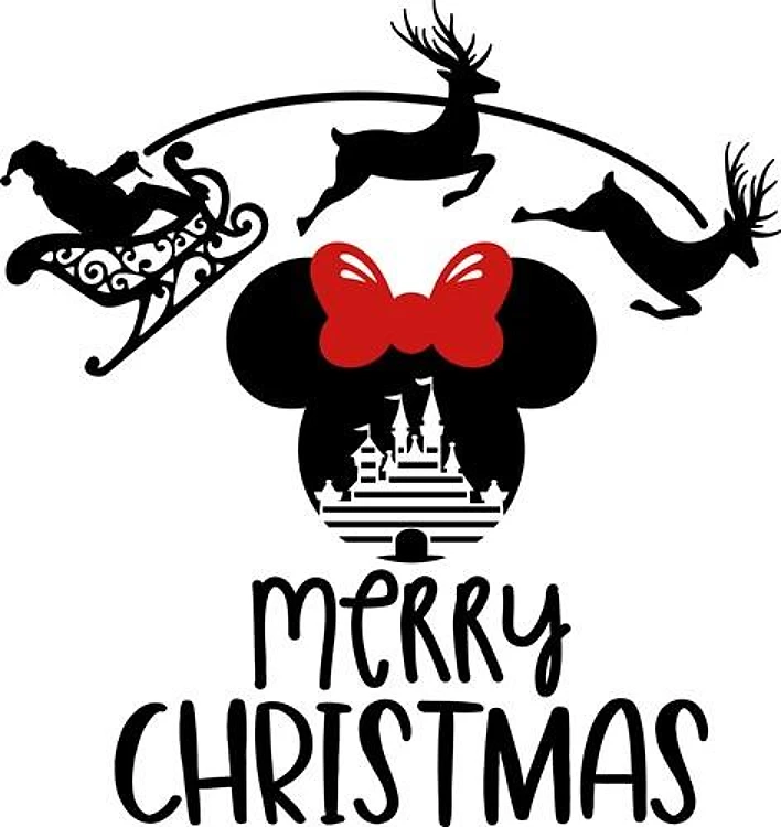 Merry Christmas Minnie Mouse Castle