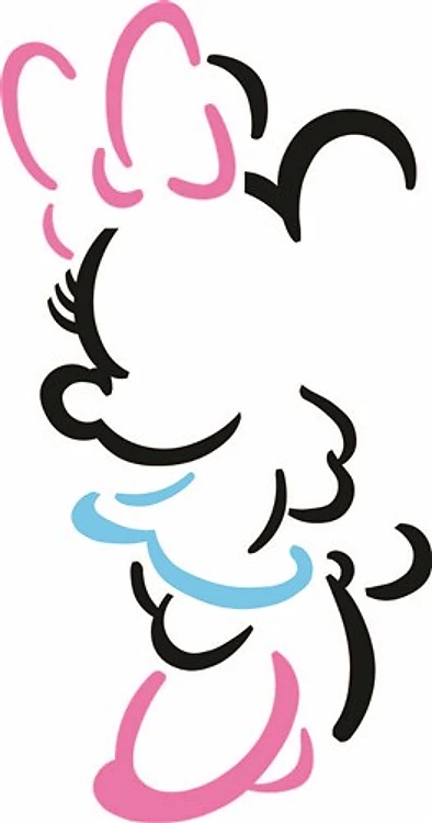 Minnie Mouse Outline