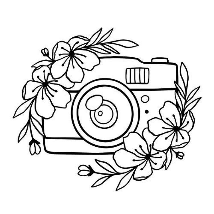 Camera & Flowers