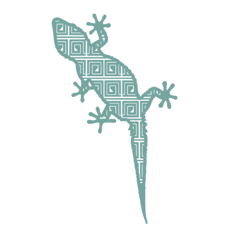 Aztec Geometric Gecko
