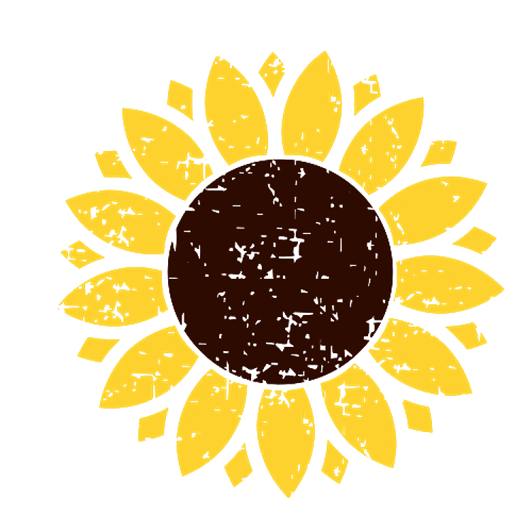 Distressed Sunflower