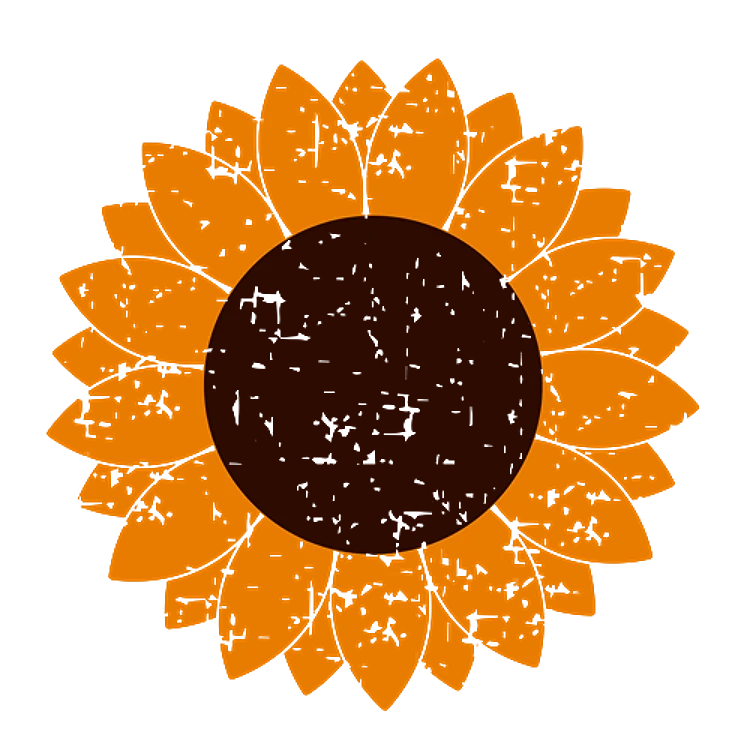 Distressed Sunflower