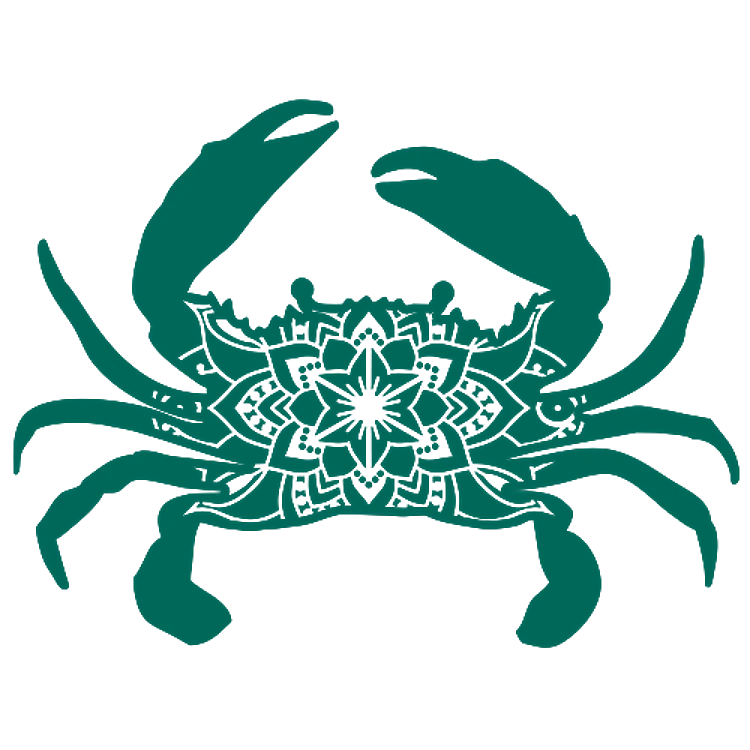 Floral Mandala & Crab