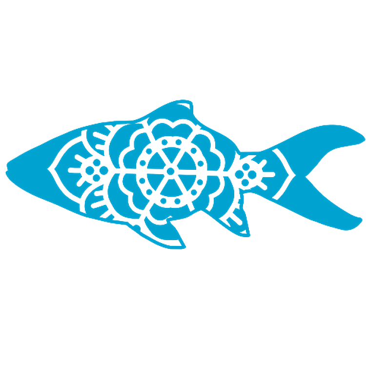 Fish & Floral Mandala