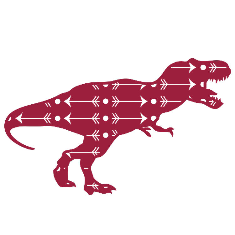 Patterned T-Rex
