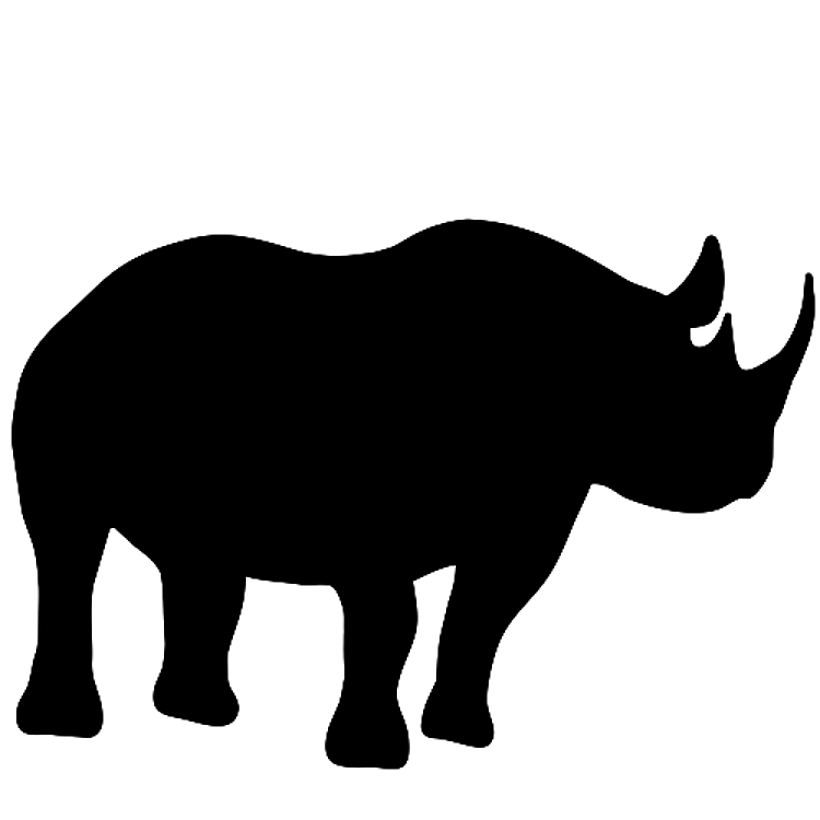 Rhino Silhouette