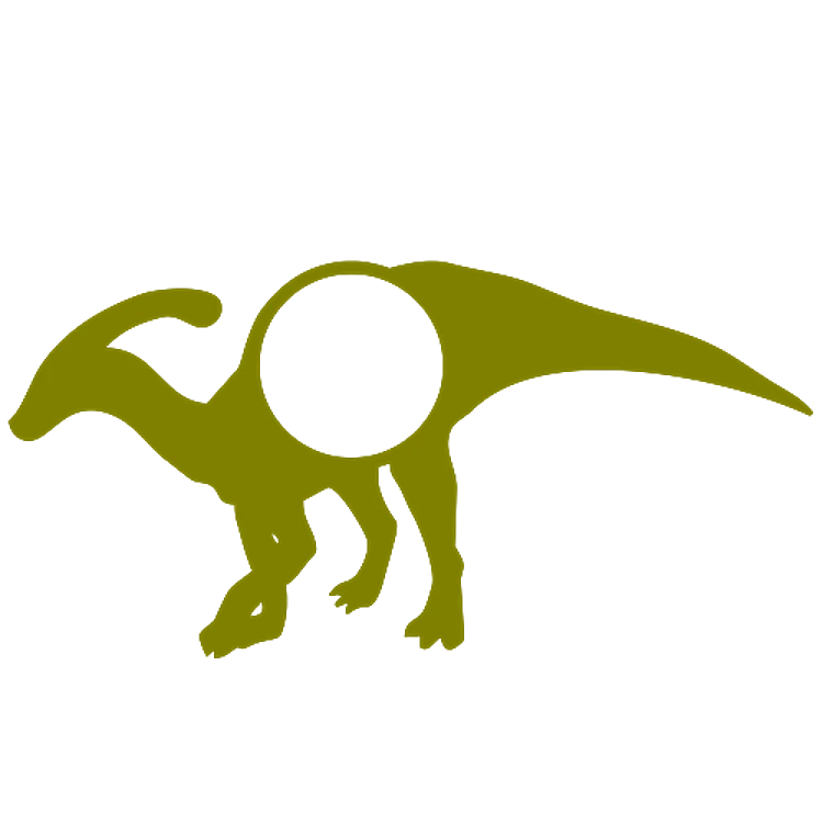 Parasaurolophus Monogram