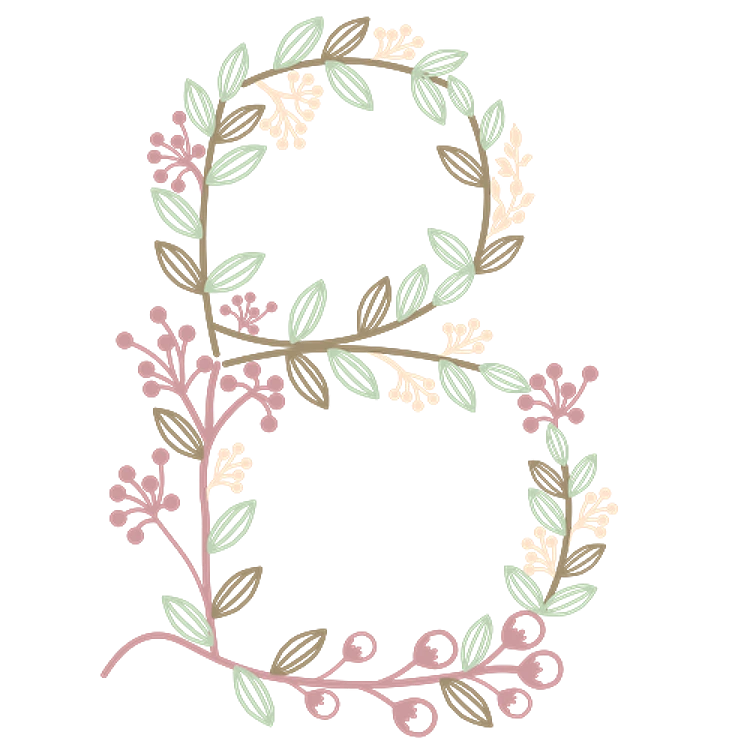 Pastel Fall Letter B