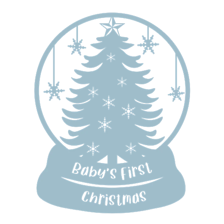 Baby Boys Christmas Snow Globe