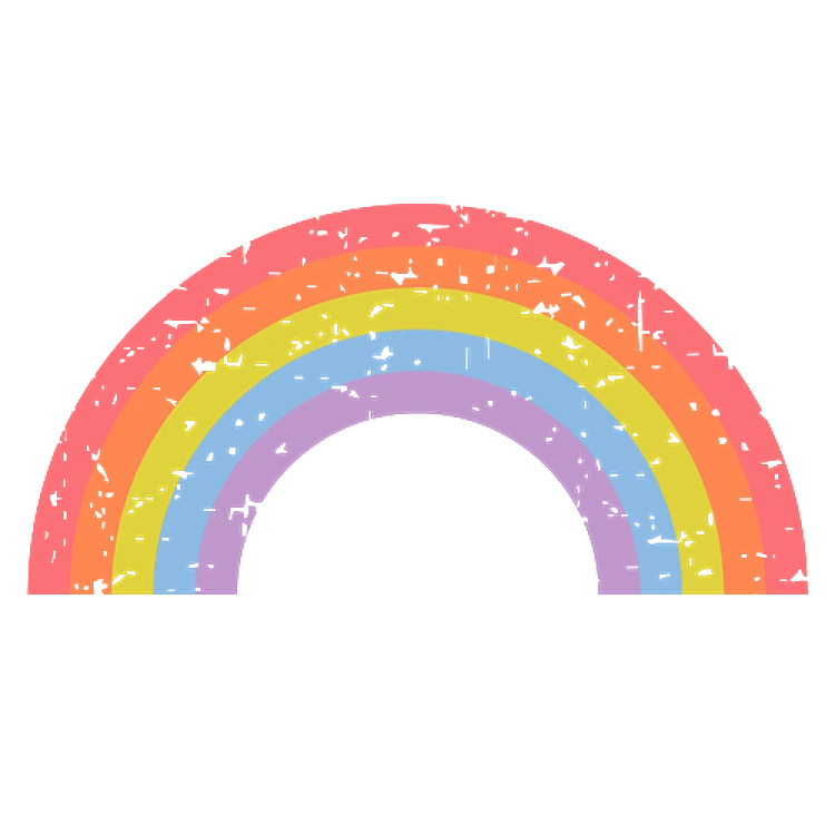 Distressed Rainbow