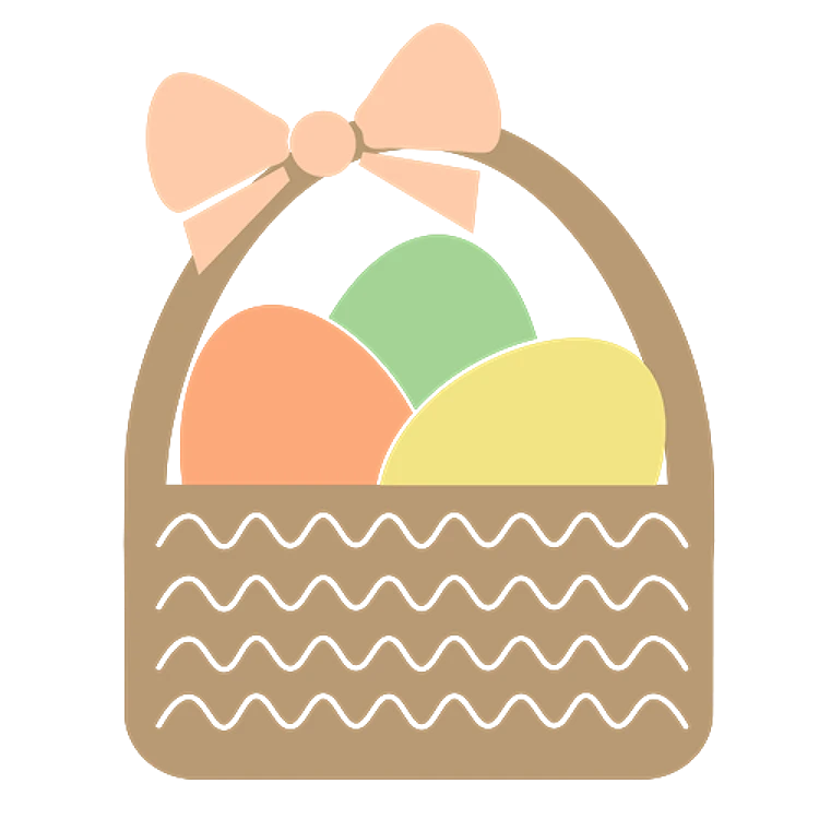 Easter Basket & Eggs
