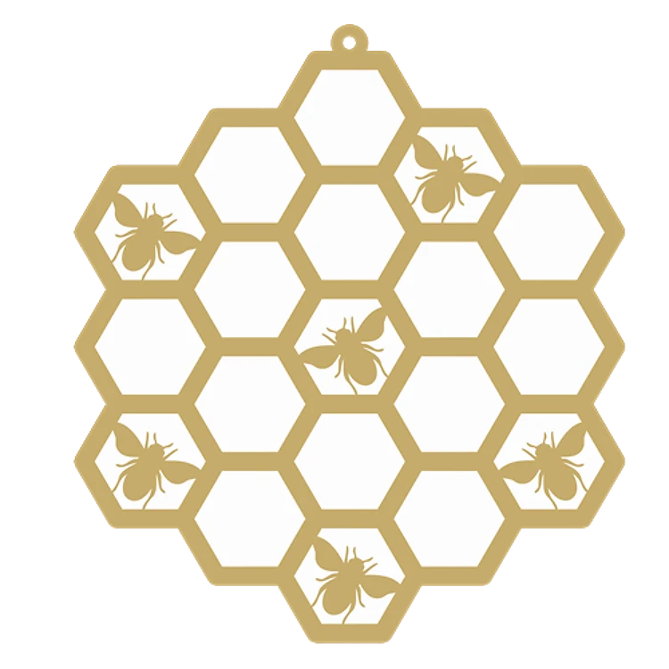 Decorative Honeycomb Outline