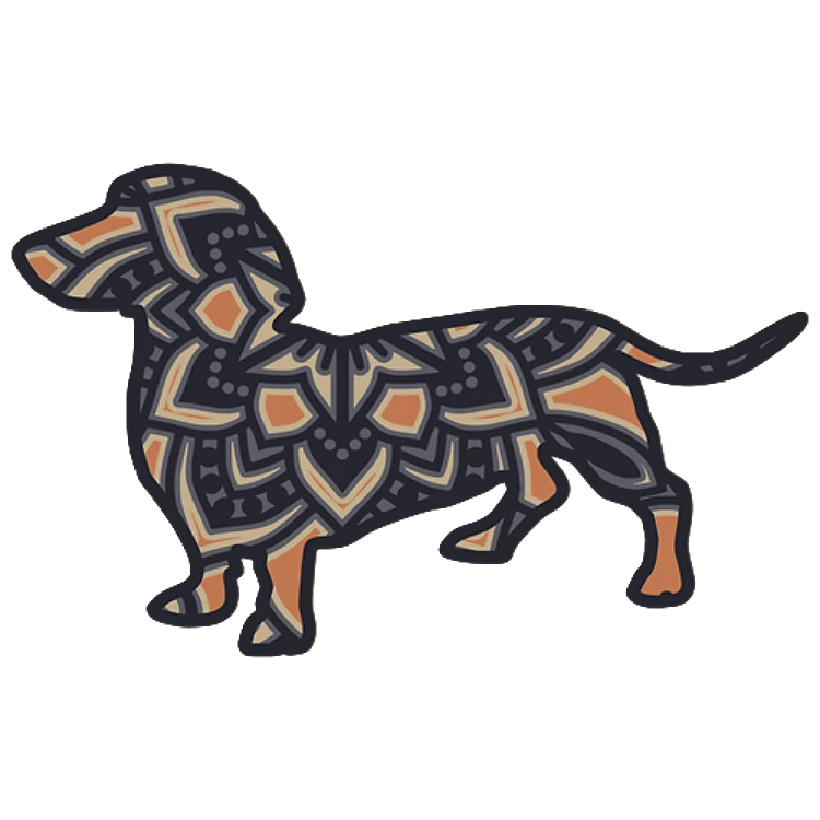 Mandala Dachshund