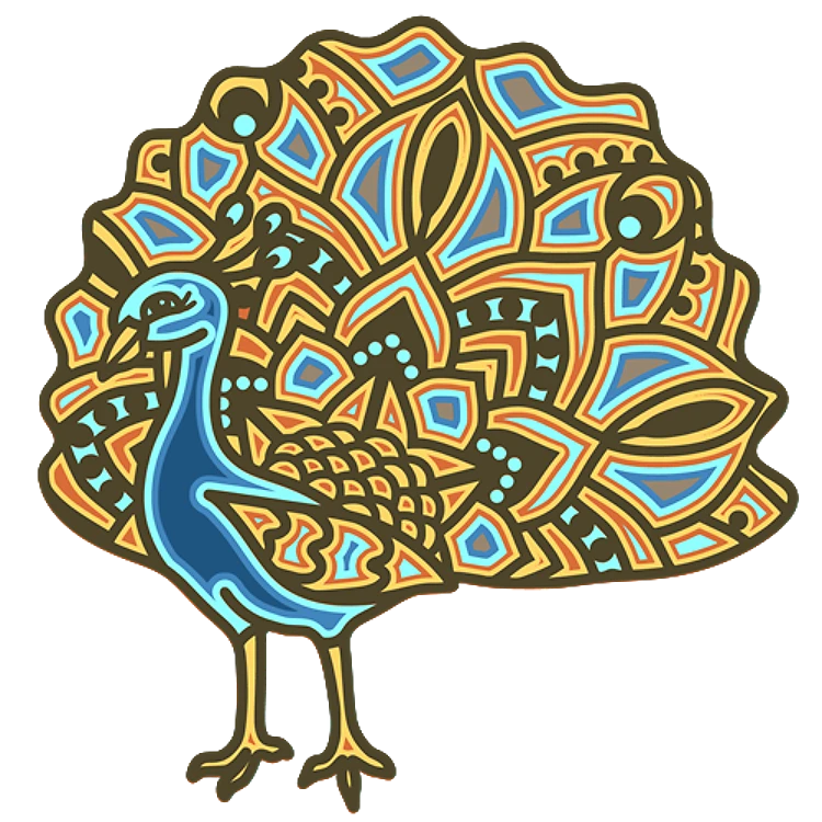 Mandala Peacock