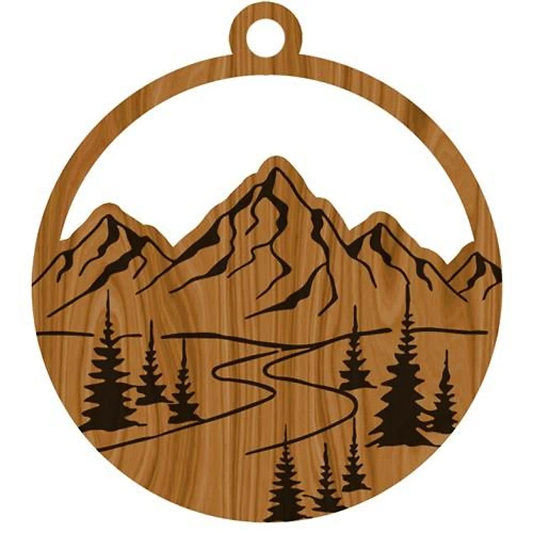 mountain earring 1