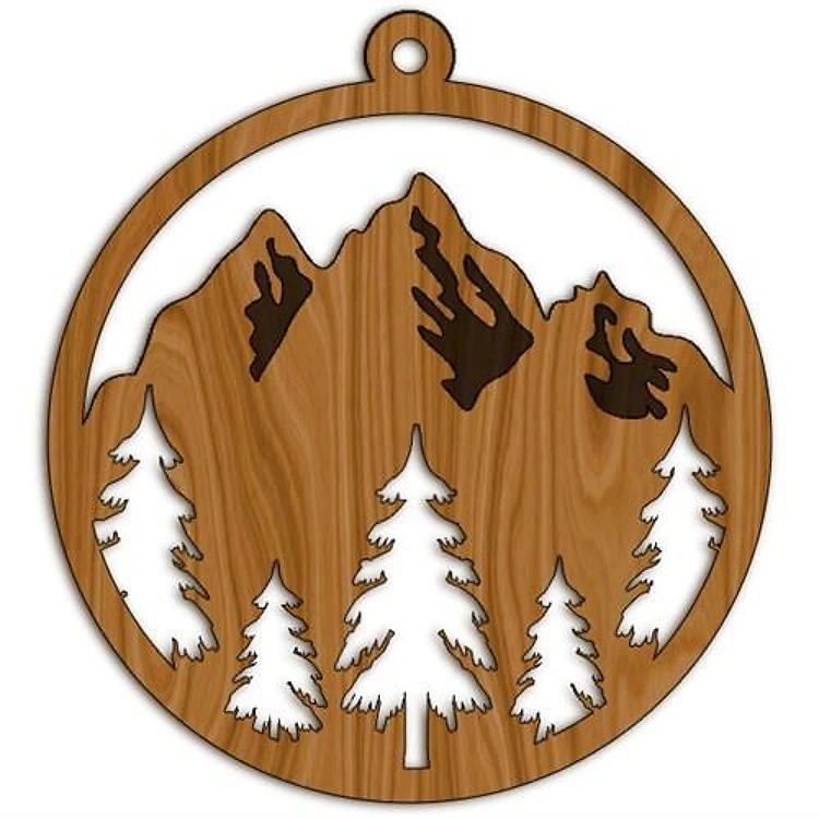 mountains earrings