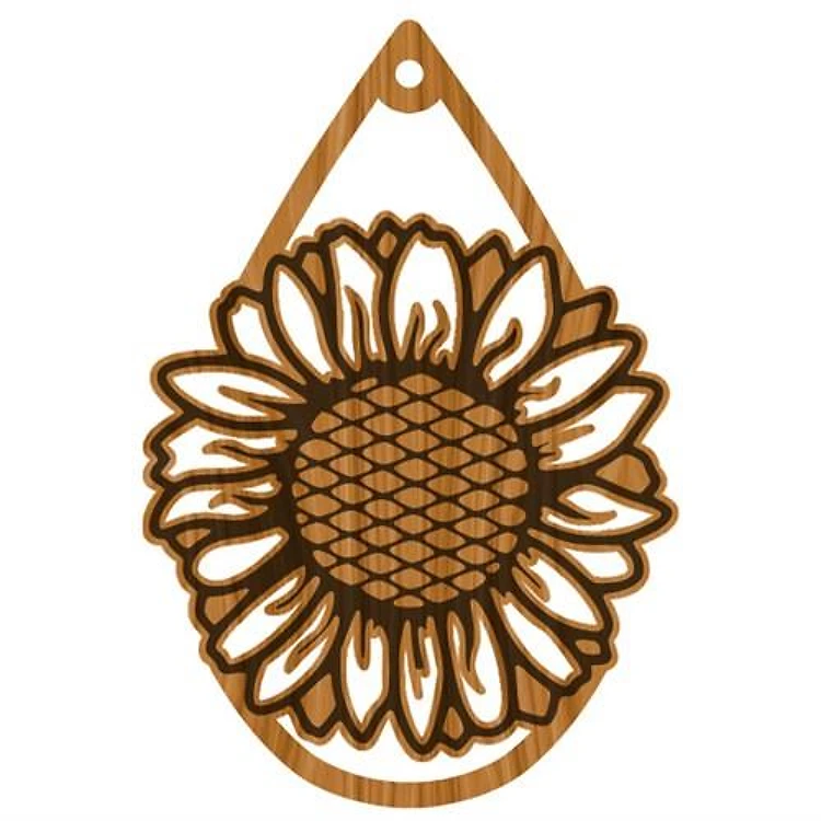 sunflower earrings