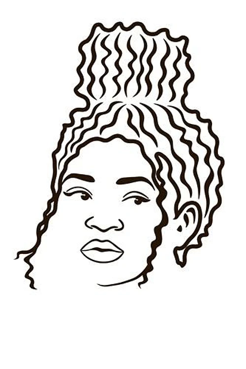 African Portrait Girl Face 2