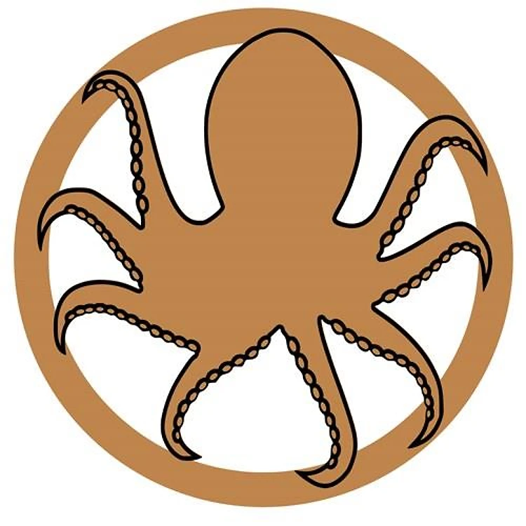 Octopus Stacked Coaster