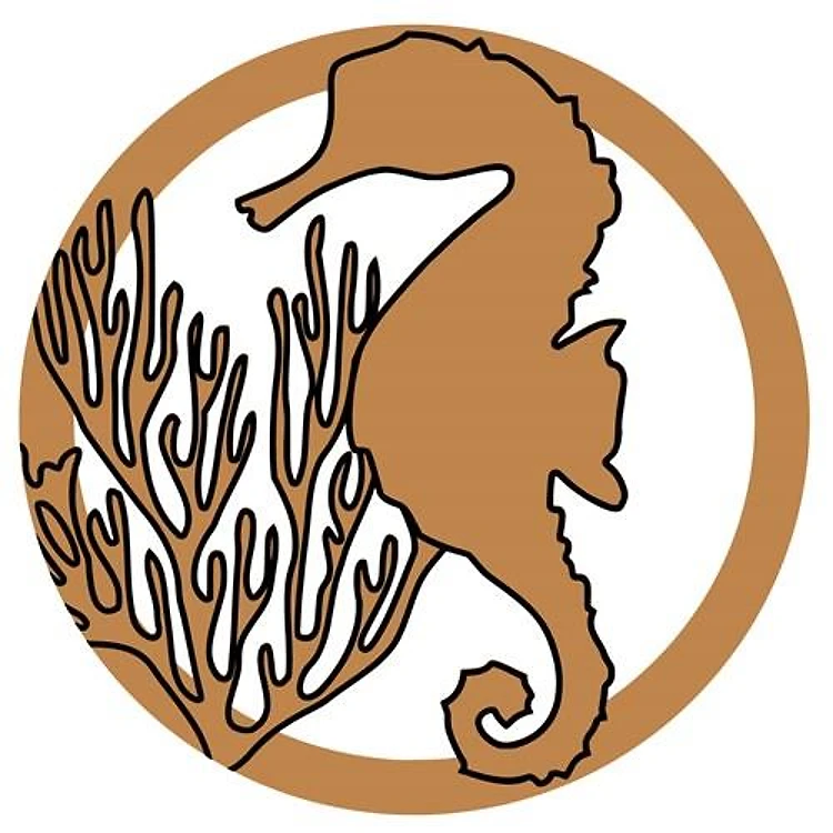 Seahorse Stacked Coaster
