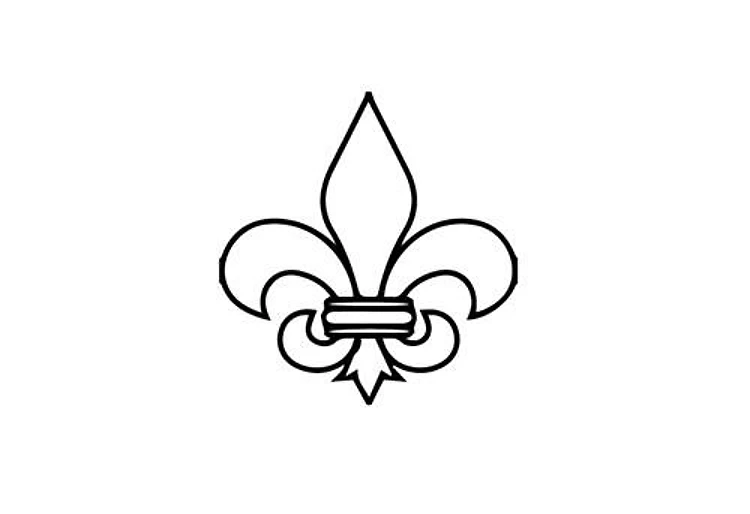 Fleur De Lis Outline