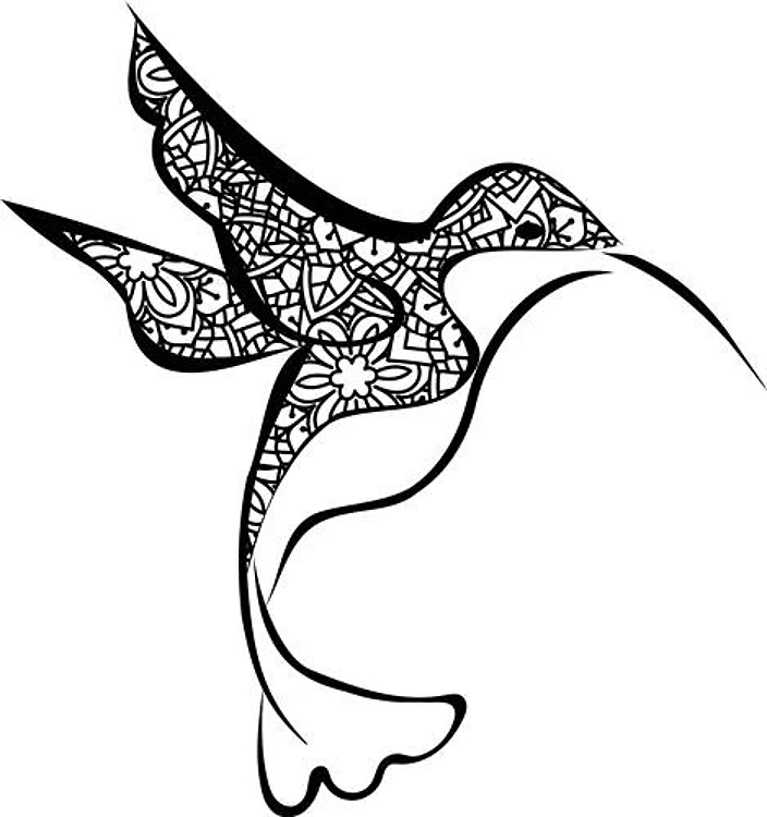 Hummingbird Mandala