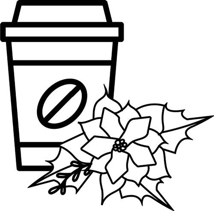 Coffee & Poinsettia