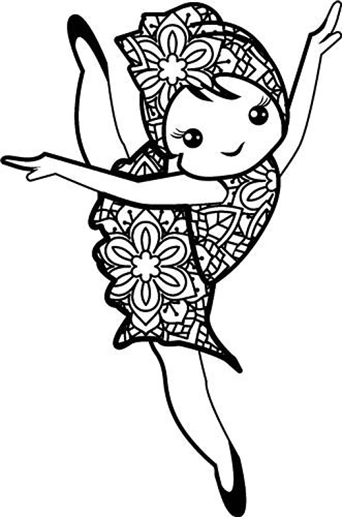 Mandala Ballet Girl